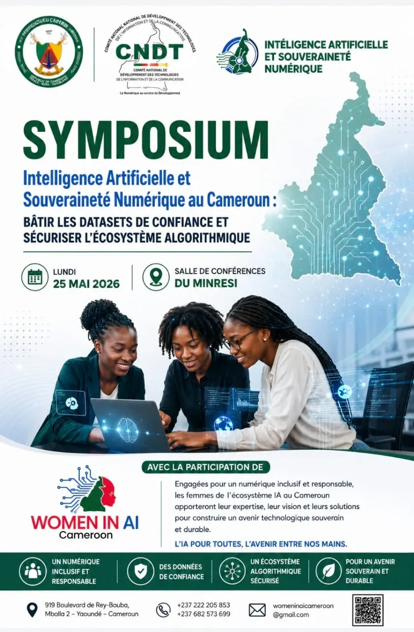 Photo WAI-CAM : SYMPOSIUM : IA et souveraineté numérique au Cameroun